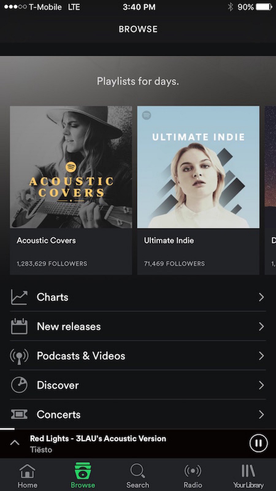 Spotify in menu bar macbook pro